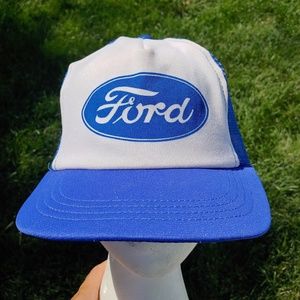 Vintage Ford Hat Trucker Style Mesh soft fabric